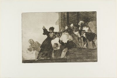 Huono Folly, yksitoista levy Los Proverbiosista tekijältä Francisco Jose de Goya y Lucientes