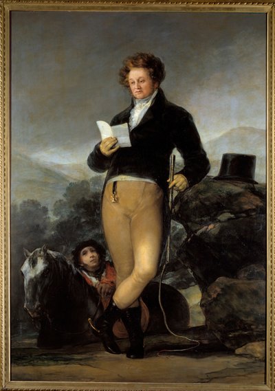 Borja Telez Gironin muotokuva Don Franciscon jalassa tekijältä Francisco de Goya