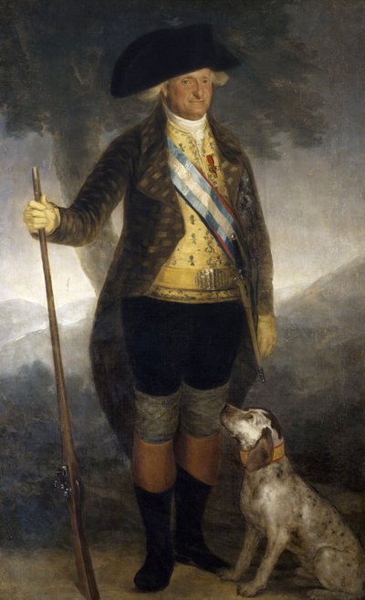 Muotokuva Espanjan kuningas Kaarle IV:stä (1749-1819), 1700-luvun loppu, Francisco Goya, öljy kankaalle, 209x126 cm tekijältä Francisco Jose de Goya y Lucientes