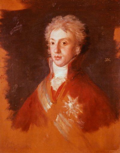 Luigi di Borbone-Parman muotokuva, Francisco de Goya (1746-1828), Tutkimus Kaarle IV:n perheelle tekijältä Francisco Jose de Goya y Lucientes
