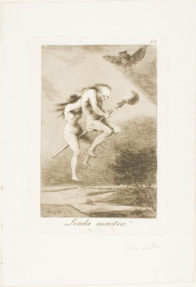 Pretty Teacher!, levy 68 Los Caprichosista tekijältä Francisco Jose de Goya y Lucientes