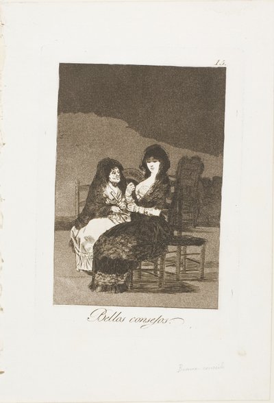 Pretty Teachings, levy 15 Los Caprichosista tekijältä Francisco Jose de Goya y Lucientes