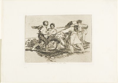 Oikein tai väärin, levy kaksi The Disasters of Warista tekijältä Francisco Jose de Goya y Lucientes