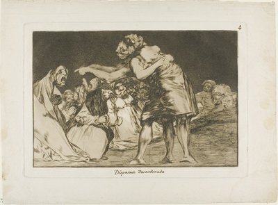 Hän, joka on sairas ke, ei koskaan menetä mahdollisuutta sanoa niin, levy seitsemän Los Proverbiosista tekijältä Francisco Jose de Goya y Lucientes