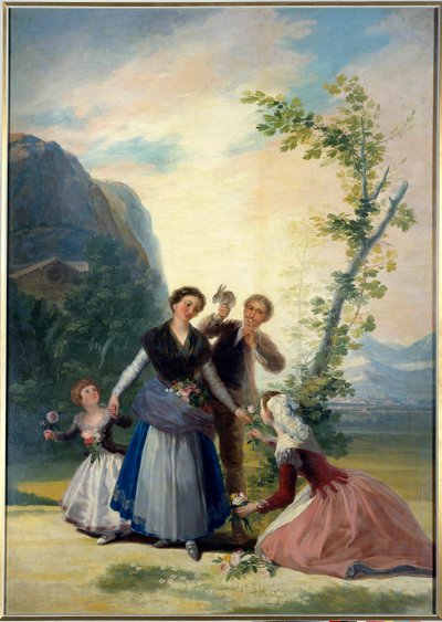 Francisco de Goyan kevätmaalaus (1746-1828) 1800-luku. Himmeä. 2,77 x 1,92 m. Madrid. Pradon museo tekijältä Francisco de Goya