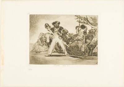 Se on rankkaa!, levy 31 teoksesta Sodan katastrofit. tekijältä Francisco Jose de Goya y Lucientes