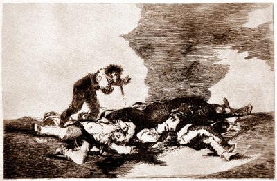 Sodan katastrofit: Para eso habeis nacido (siksi olet syntynyt) tekijältä Francisco Jose de Goya y Lucientes