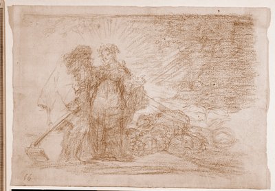 The Disasters of War: Tämä on totta (valmistelupiirros tekijältä Francisco de Goya