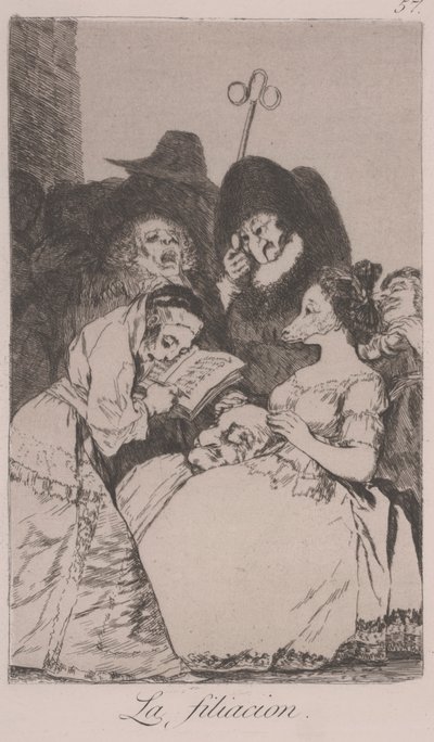 Filiaatio tekijältä Francisco de Goya