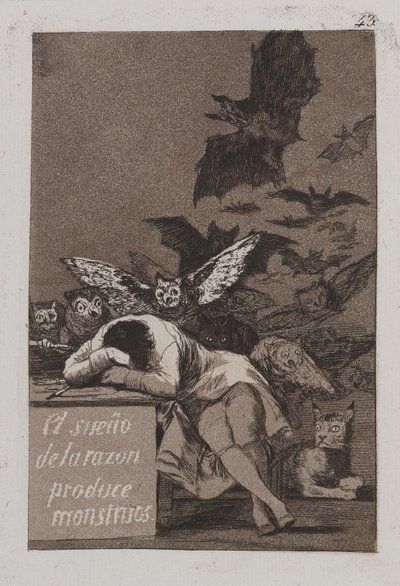Järjen uni tuottaa hirviöitä tekijältä Francisco de Goya