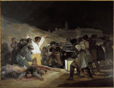 Toukokuun kolmas päivä 1808 - öljy cnavas-levylle tekijältä Francisco Jose de Goya y Lucientes