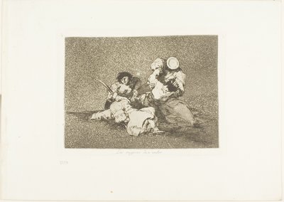 Naiset antavat rohkeutta, neljäs levy The Disasters of Warista tekijältä Francisco Jose de Goya y Lucientes