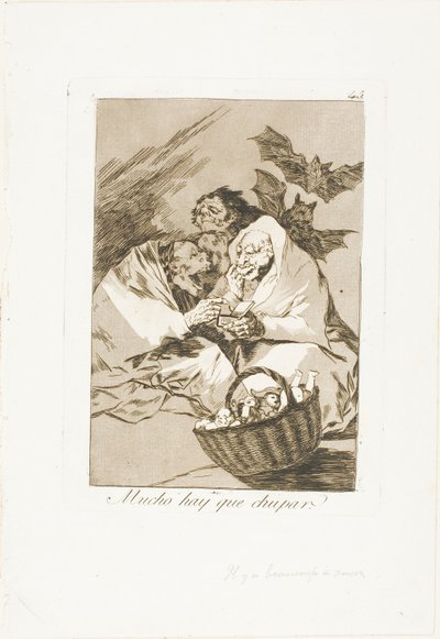 On Plenty to Suck, levy 45 Los Caprichosista tekijältä Francisco Jose de Goya y Lucientes