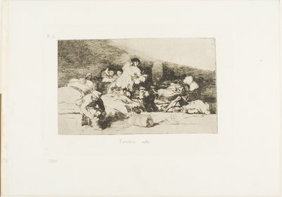 Nämä myös, levy 25 The Disasters of Warista tekijältä Francisco Jose de Goya y Lucientes