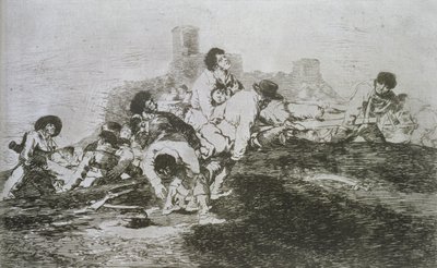 Niitä voi edelleen käyttää, "The Disasters of War" levy 24 tekijältä Francisco Jose de Goya y Lucientes