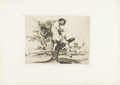 Tämä on pahempaa, levy 37 The Disasters of Warista tekijältä Francisco Jose de Goya y Lucientes