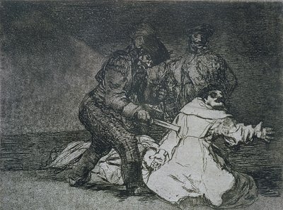 Tämä on huono, The Disasters of Warin levy 46 tekijältä Francisco Jose de Goya y Lucientes