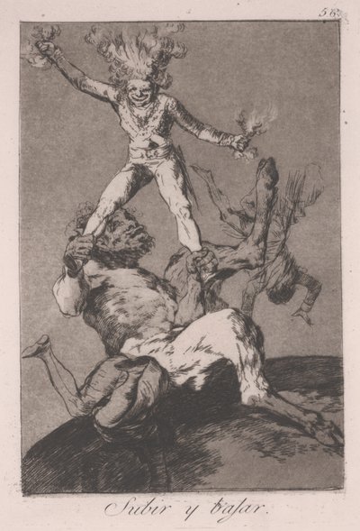Nousuun ja laskuun tekijältä Francisco de Goya