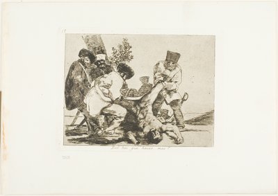 What More Can Be Done, levy 33 teoksesta The Disasters of War (Sodan katastrofit). tekijältä Francisco Jose de Goya y Lucientes