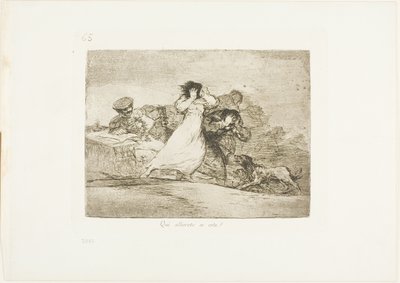 Mikä tämä Hubbub on?, levy 65 The Disasters of Warista tekijältä Francisco Jose de Goya y Lucientes