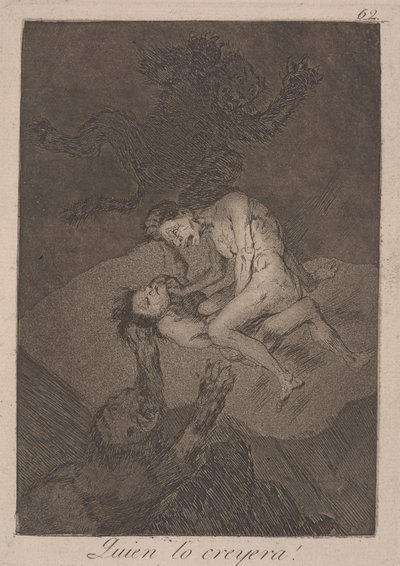 Kuka olisi arvannut! (Quien lo creyera!) tekijältä Francisco de Goya
