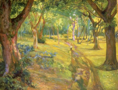 EL BOSQUE - 1923 - OLEO / LIENZO - 90X68 CM - 90X68 CM tekijältä Francisco Llorens Diaz
