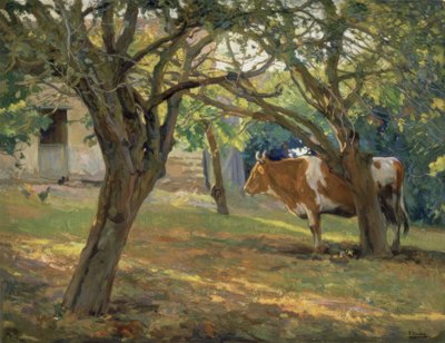 HERRAN JUANIN PUUTARHA – 1930 / 36–70,5X90 CM– tekijältä Francisco Llorens Diaz