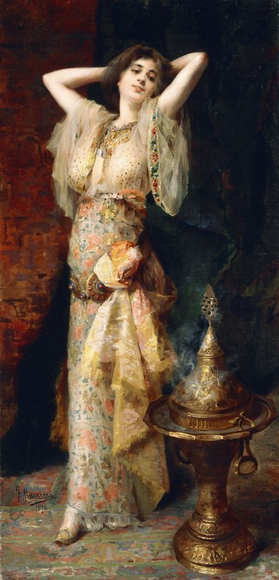 Odalisca, 1898 tekijältä Francisco Masriera y Manovens