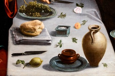 Enkelit palvelivat Kristusta erämaassa. tekijältä Francisco Pacheco