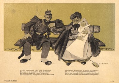 Naimisissa! nouse ylös, olet laiska, sarjakuva L