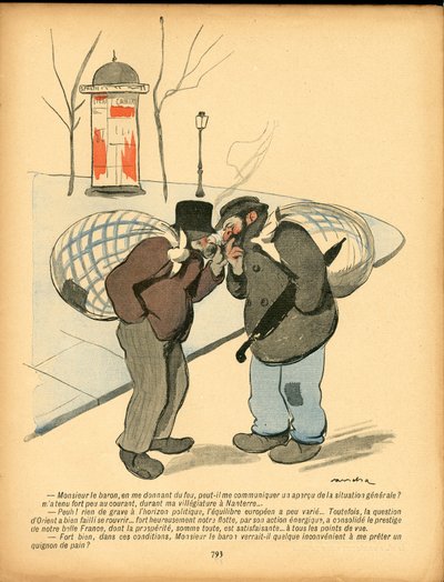 The Butter Plate, numero 47, Satiirinen väreissä tekijältä Francisco Sancha y Lengo