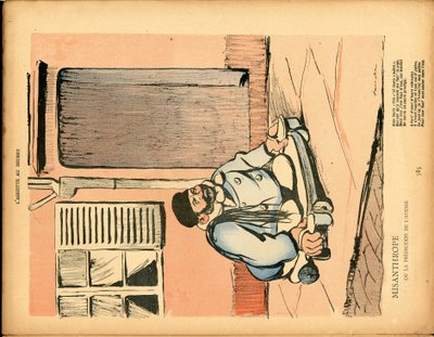 The Butter Plate, numero 47, Satiirinen väreissä tekijältä Francisco Sancha y Lengo