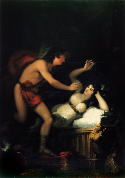 Allegoria rakkaudesta Cupid ja Psyche tekijältä Francisco de Goya