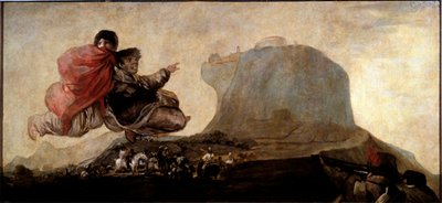 Asmodeus (öljy kankaalle tekijältä Francisco de Goya