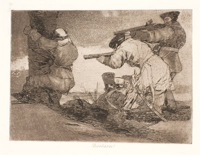 Barbar! (38) tekijältä Francisco de Goya