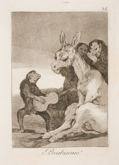 Bravissimo (Charles IV ja Godoy) tekijältä Francisco de Goya