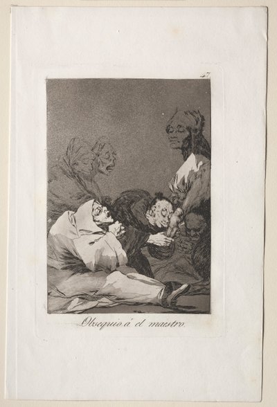 Caprichos: Lahja mestarille. tekijältä Francisco de Goya