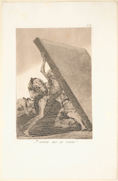 Caprichos: Ja silti he eivät mene! tekijältä Francisco de Goya