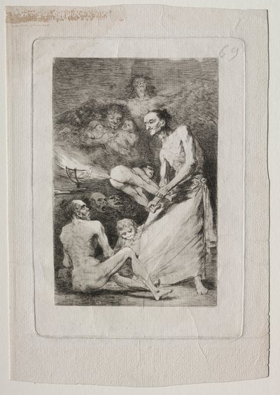 Caprichos: Blow tekijältä Francisco de Goya