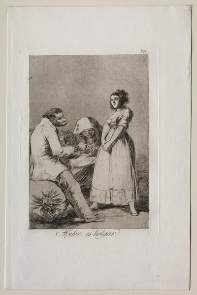 Caprichos: On parempi olla laiska tekijältä Francisco de Goya