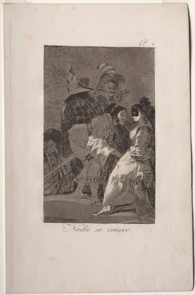 Caprichos: Kukaan ei tunne itseään tekijältä Francisco de Goya