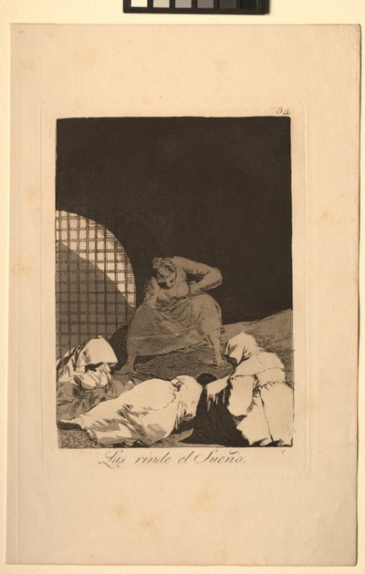 Caprichos: Uni voittaa heidät. tekijältä Francisco de Goya