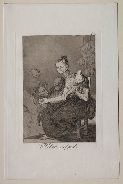 Caprichos: He pyörivät hienosti tekijältä Francisco de Goya