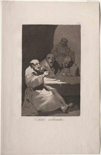 Caprichos: He ovat kuumia.. tekijältä Francisco de Goya