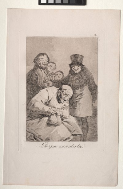 Caprichos: Miksi piilottaa ne? tekijältä Francisco de Goya