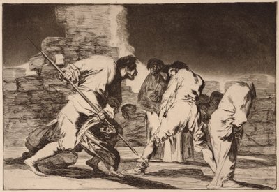 Cruel Folly (Disparate cruel), sarjasta Los Disparates tekijältä Francisco de Goya