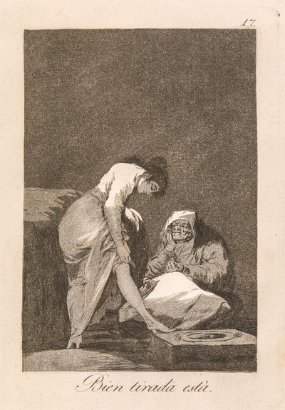 Se istuu! tekijältä Francisco de Goya