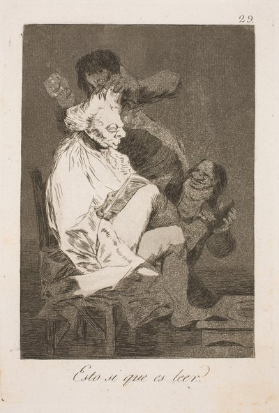 Tätä kutsutaan lukemiseksi tekijältä Francisco de Goya