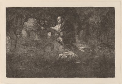 Jumala luo heidät ja he liittyvät yhteen (Jumala luo heidät ja he liittyvät yhteen) tekijältä Francisco de Goya