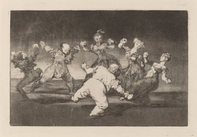 Erilainen allegre (Merry Folly) tekijältä Francisco de Goya